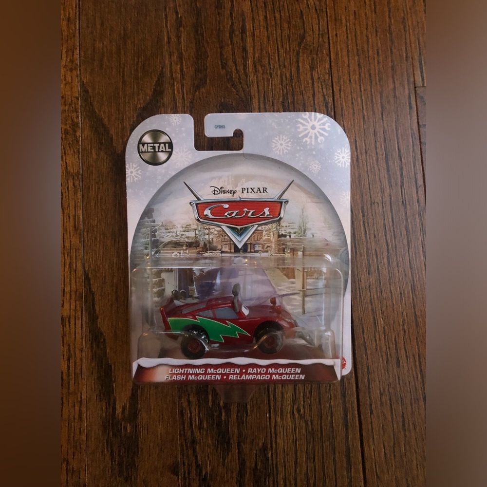 *NWT* Disney Pixar Cars Holiday/Christmas Lightning McQueen Die-Case Toy Car